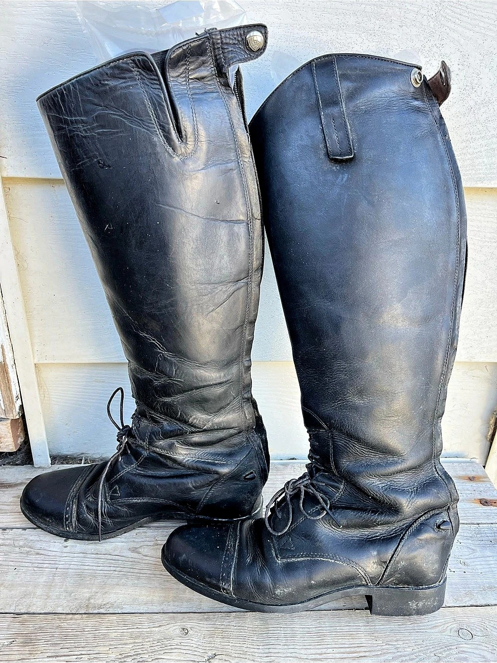 Ariat 7.5 Wide calf medium height  Heritage Contour Field Zip Tall Riding Boot